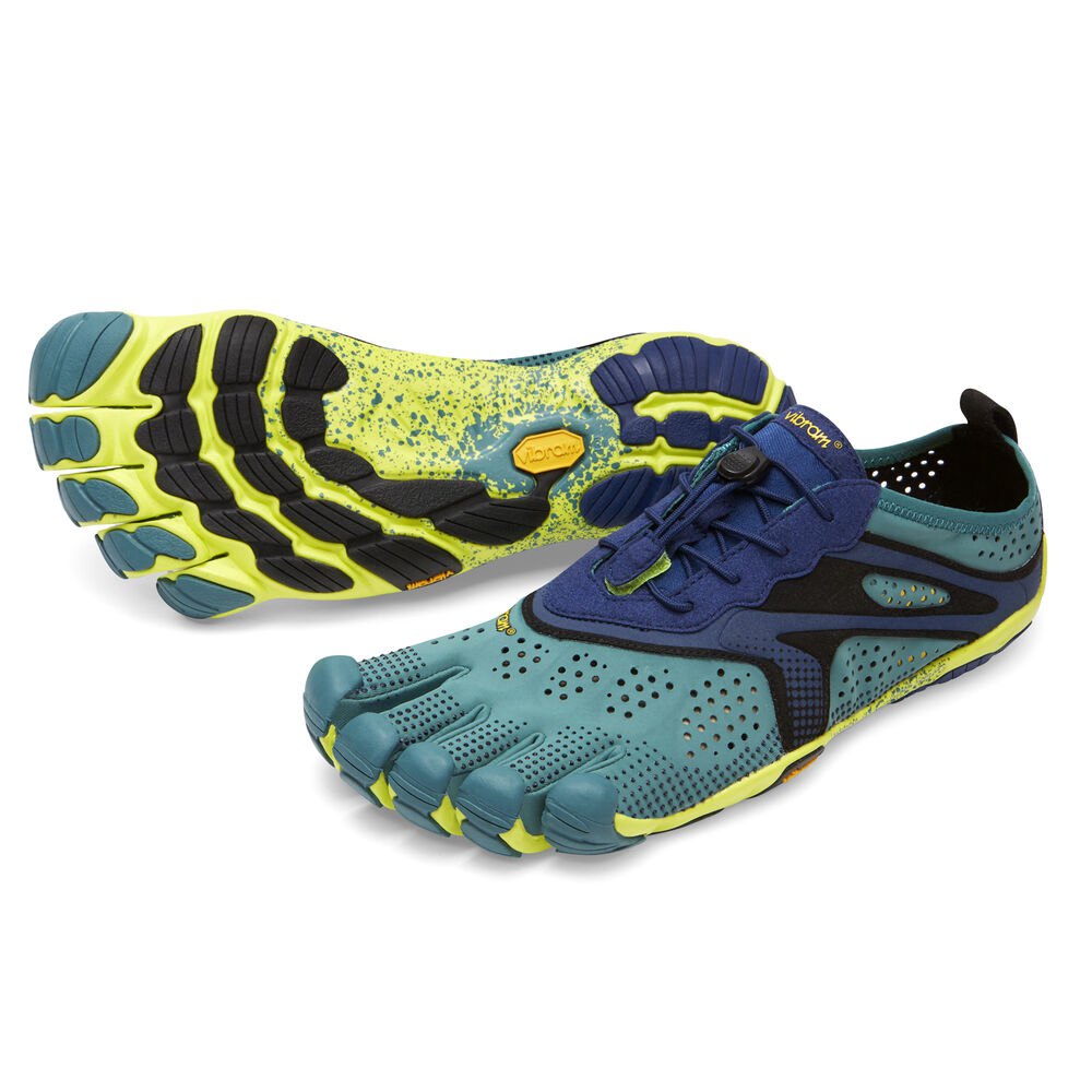 Botas Montaña Hombre Azul Marino - FiveFingers V-Run - BOHKWN-725